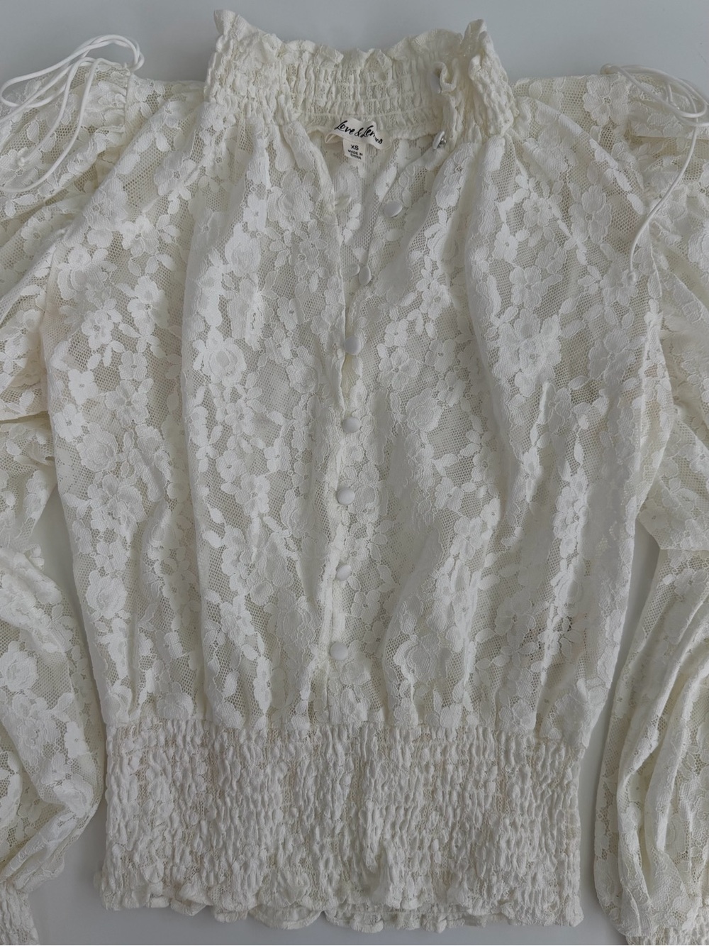 For Love and Lemons x Victoria’s Secret Lace Violetta Lace Top - Picture 7 of 12